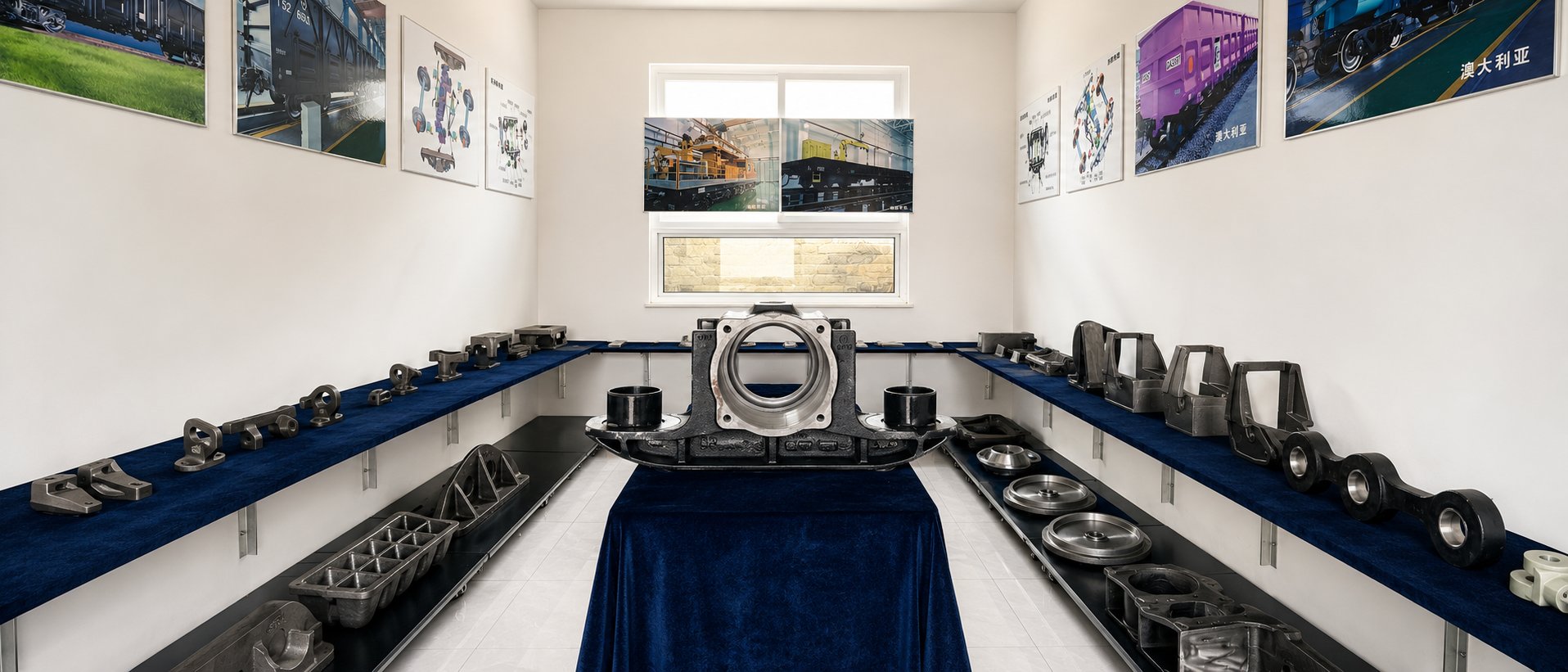 Railway parts manufacturing showcase